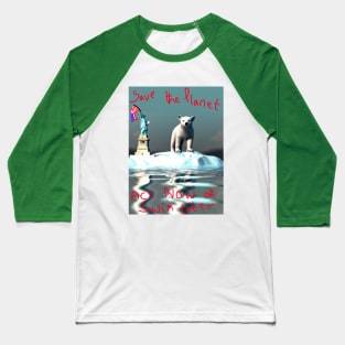 Polar Bear Flood Baseball T-Shirt